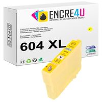 604XL ENCRE4U - Cartouche d'encre générique JAUNE compatible avec EPSON 604 XL Ananas ( disponible aussi : Noir, Cyan ou Magenta )
