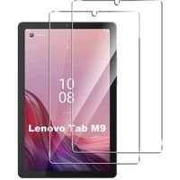 2 Pièces Verre Trempé pour Lenovo Tab M9 9.0",Protecteur d'écran Tablette Film,sans Bulles d'air,Ultra Résistant,Rayures Protection