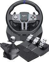 PXN V9 Volant de Course avec Pédales et Levier de Vitesses pour PC, PS3, PS4, Xbox One, Nintendo Switch, Xbox Series X|S