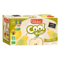 Vitabio - Cool Fruits Pomme Poire - Bio - Etui carton - 12x90g