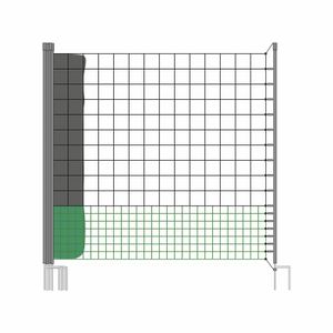 Filet pour poulailler mobile Filet clôture poule L25 m H125 cm non  électrifié