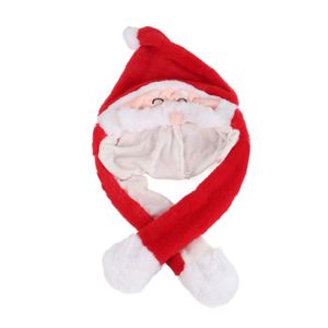 COFFRE À JOUETS Chapeau de saut de barbe mobile - ATYHAO - Père Noël - Design mignon - Barbe en mouvement - Rouge