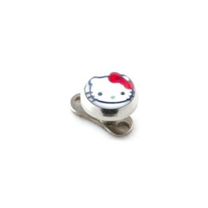 IMPLANT - MICRODERMAL Piercing Microdermal Hello Kitty Blanc VotrePierci