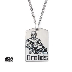 Pendentif Jedi Order Star Wars – Acier Inoxydable – Neuf – Argenté