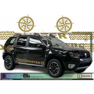 KCKEM Pour Dacia Duster Rayures Latérales Autocollant Personnalité Autocollant Corps De Voiture DéCoration Styling Accessories,C-Yellow