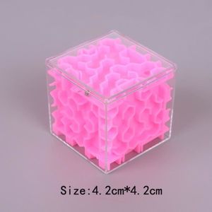 PUZZLE Rose 4.2CM - Cube Magique Labyrinthe 3d, Puzzle À 