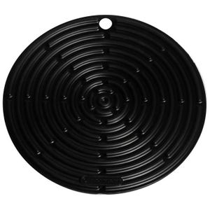 support de pot de po/êle chaude Rouge carr/é Tapis de dessous de plat en silicone premium