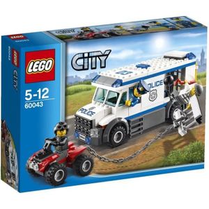 ASSEMBLAGE CONSTRUCTION LEGO City 60043 Le Transport du Prisonnier