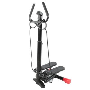 STEPPER - CLIMBER VINGVO Machine pas à pas Machine de pas à pas d'entraînement en intérieur, stepper d'exercice avec guidon, équipement de sport sac