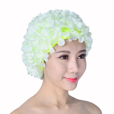 LJFEA 2pcs Bonnet de Bain Piscine Natation pour Bonnet de Bain Tissu Polyester Souple Bonnet de Natation pour Mixte Enfant Adulte Fille Garcon Hommes Femmes(Non étanche
