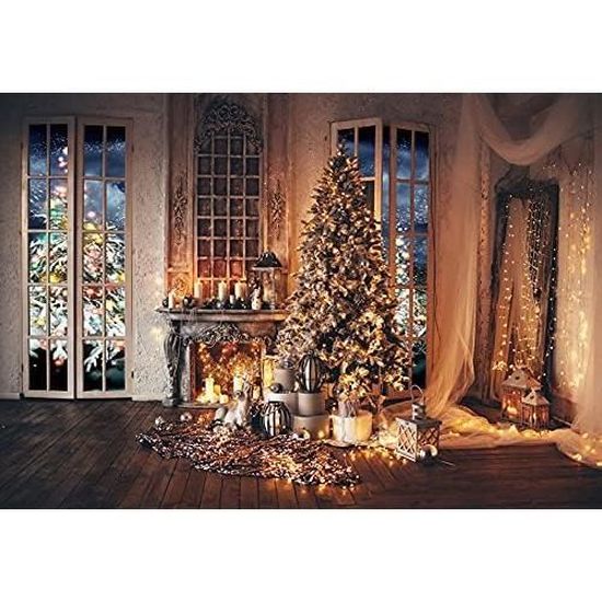 Toile De Fond Photographie 3x3m Neiges Congelées Noël - Décor Cristaux De Glace