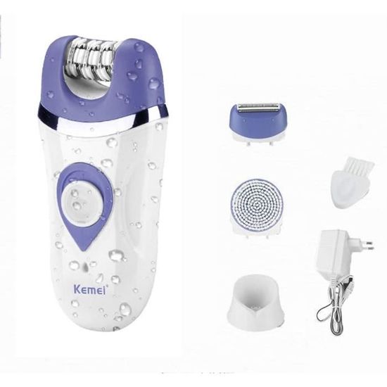 Epilateur rasoir electrique femme tondeuse bikini 3 en 1 rechargeables