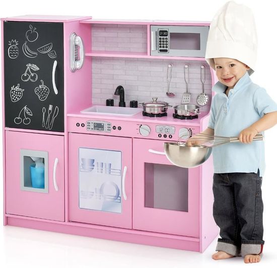 Jouets Ustensiles Cuisine Enfant Acier Inoxydable - Set Complet 20 Pièces Pour Garçons Et Filles