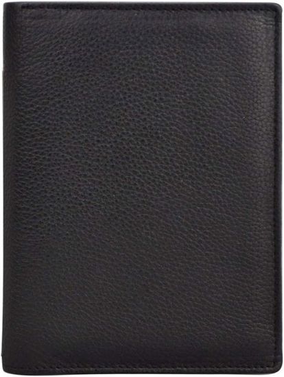 Portefeuille Noir En Cuir Avec Protection Anti-RFID - Porte-cartes Sécurisé - Neuf Avec étiquettes - Homme