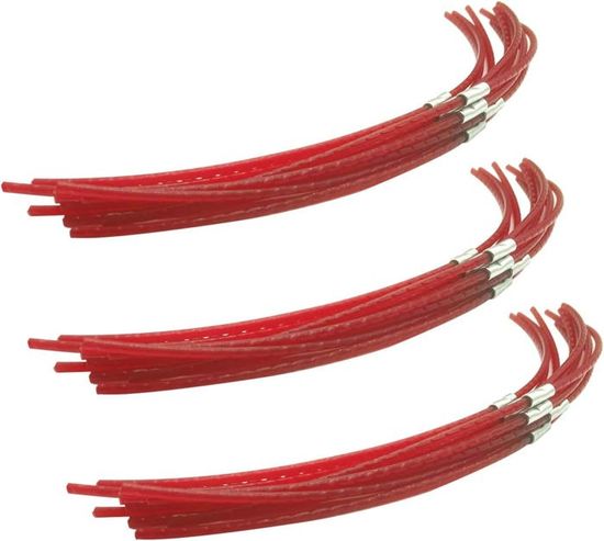 Fil Débroussailleuse MEISO - 10 Bobines 3.5mm X 37cm - Compatible Bosch AFS 23-37