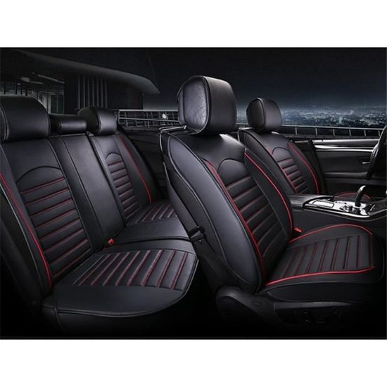 Housses De Sièges Avant Cuir PU Noir Pour Jaguar – Autonet