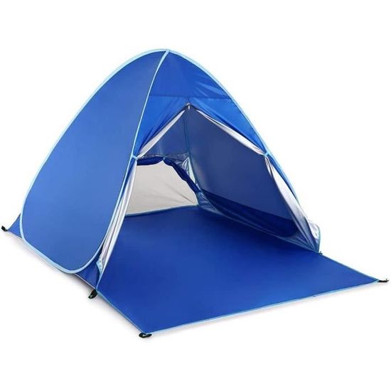 Tente Pop-Up Plage - Abri Rapide 2-4 Personnes Pour Camping & Pêche
