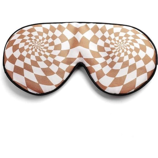 Lot De 2 Asques De Soeil En Soie Naturelle Pour Les Yeux Avec Sangle