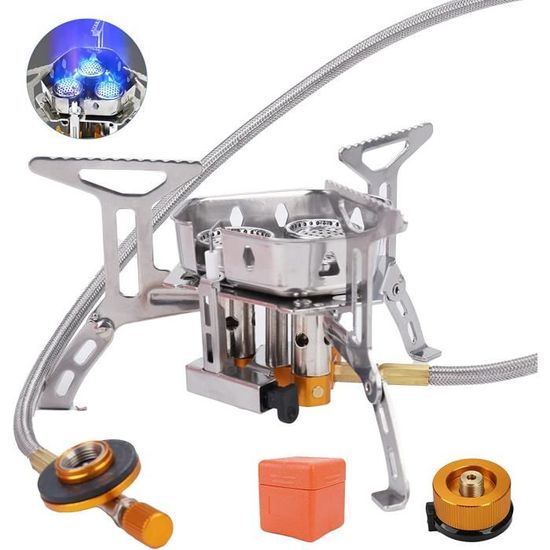 Portable 3 Brûleurs Tablette Propane Gaz Grill avec Tunisia