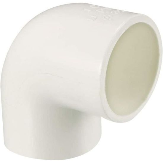 Lot De 10 Coudes Ultra Court Pvc Raccordement Ff Coudé 90°en Diamètre