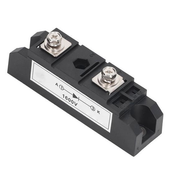Redresseur Pont Diodes 100A 1600V SILKROADSUPPLY - Haute Puissance Biphasé Noir