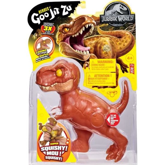 Figurine Dino T-Rex Jurassic World MOOSE TOYS - 14 cm - Pour Enfant à partir de 4 ans
