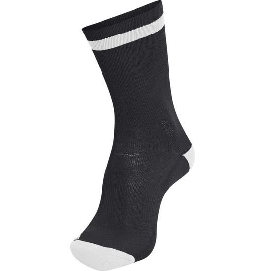 Chaussettes HUMMEL Elite Indoor Sock Low - Noir et Blanc