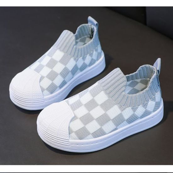 Baskets Enfant Garçon Fille – Légeres, Respirantes, Antidérapantes – Fermeture Velcro – Pour Sport Et Loisirs