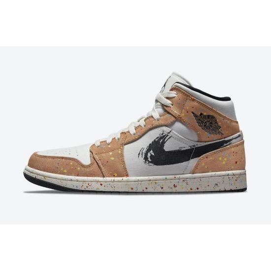 air jordan 1 mid brushstroke