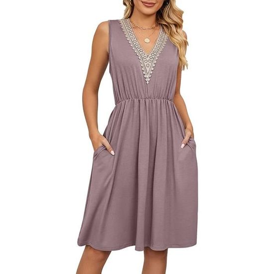 Mini Robe Bodycon Femme Sans Manches - Tissu Extensible Nylon/spandex, Courte Et Ajustée