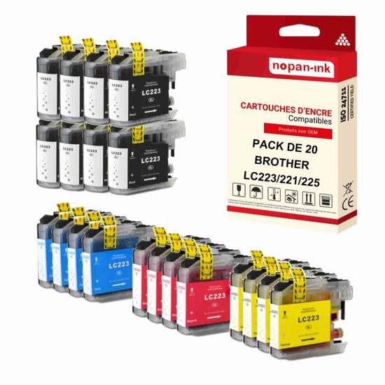 Cartouches D'encre Compatibles Brother LC426XL - Pack De 3 Couleurs, Marque NOPAN-INK, Neuf