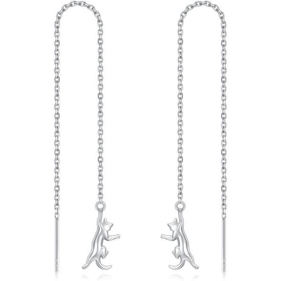 Boucles D'Oreilles Hérisson En Argent Sterling 925 - Cadeau Hypoallergénique Pour Femme - 10