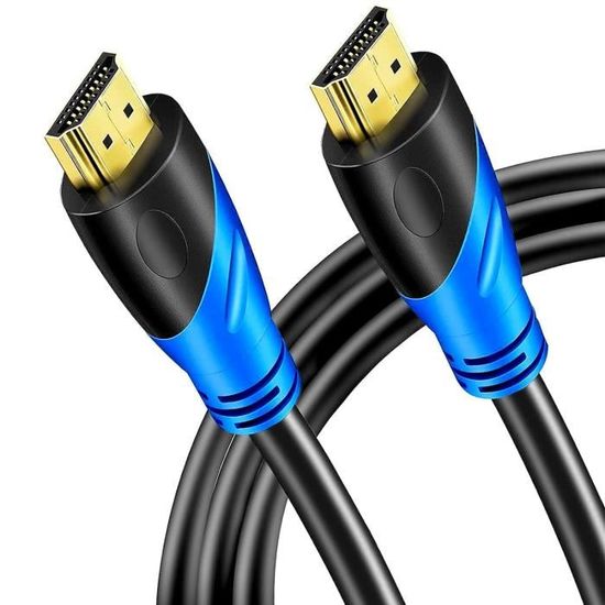 ConnBull 16K 10K 8K HDMI 2.2 Kabel 96Gbps 0.5M, Ultra Hoge Snelheid Ondersteuning 16K 60Hz 8K 240Hz 4K 480Hz HDCP 2.2&2.3 DTS:X HDR10 Dolby Vision eARC Compatibel met PS5/Monitor/HDTV/Roku/Blu-ray ConnBull 16K 10K 8K HDMI 2.2 Kabel 96Gbps 0.5M, Ultra Hoge Snelheid Ondersteuning 16K 60Hz 8K 240Hz 4K 480Hz HDCP 2.2&2.3 DTS:X HDR10 Dolby Vision eARC Compatibel met PS5/Monitor/HDTV/Roku/Blu-ray