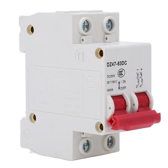Disjoncteur YOSOO 2P photovoltaïque PV DC 250V 4 kA 32A — free download