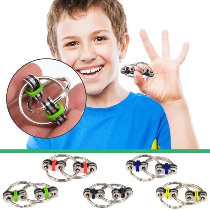 Jouets Sensoriels BelleVive - Lot De 6 Pierres Anti-Stress En Silicone, Multi-Textures