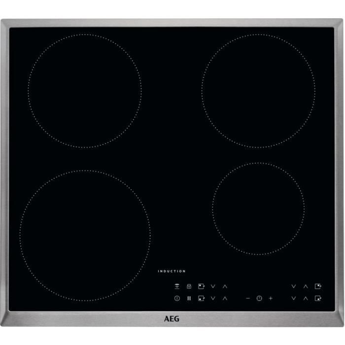 AEG IKB64301XB, Intégré, Plaque avec zone à induction, Noir, 1400 W, Rond, 14,5 cm