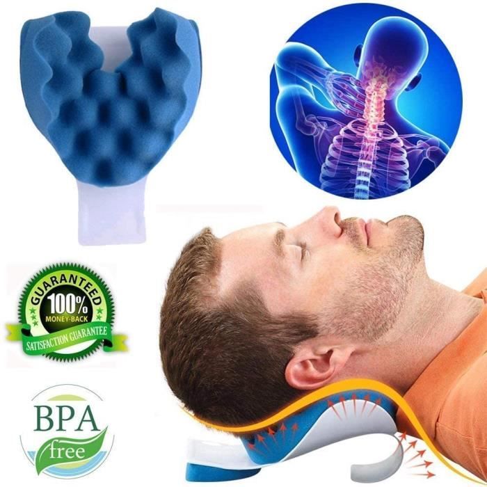 Coussin Cervical Cou Et Épaule Relaxer Cou Soulagement De La Douleur Oreiller De Massage Cou Oreiller De Traction