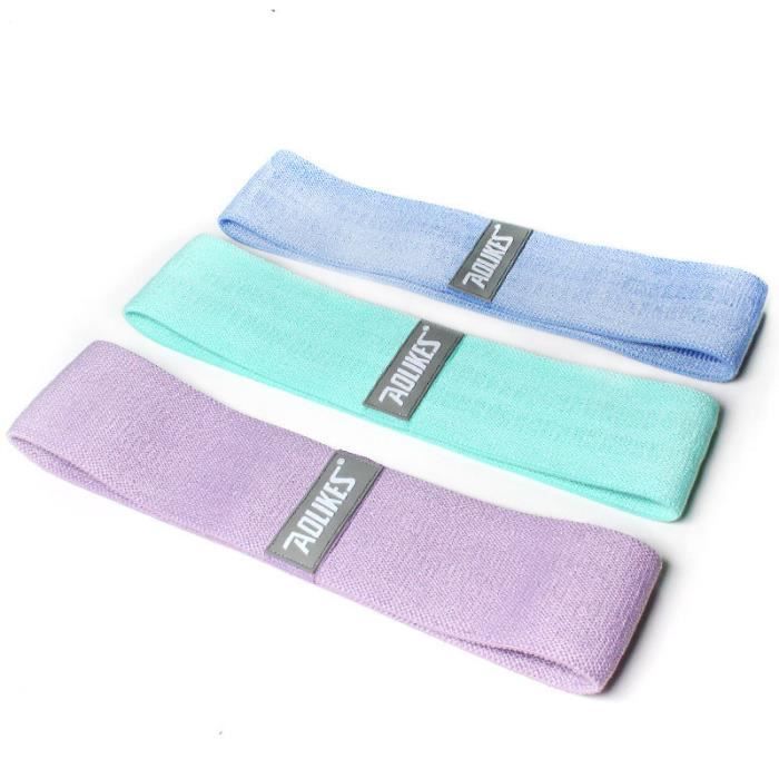 Bande Elastique musculation Élastique Fitness Femme Elastic Sport Fitness Musculation pour Les Jambes et Les Fesses, Yoga, Pilates