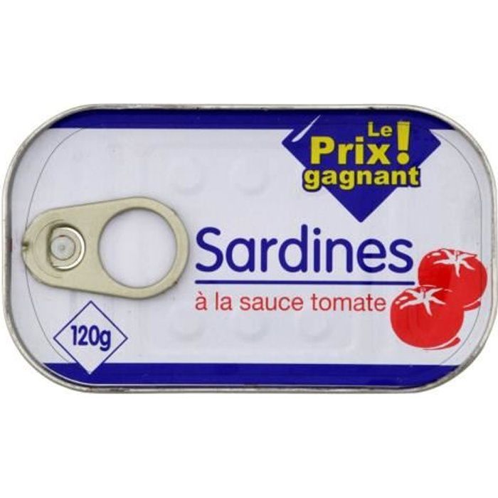 Sardines à la sauce tomate Le Prix Gagnant - 78g