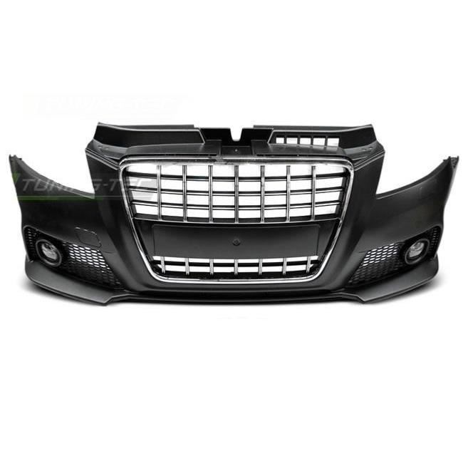 Pare choc avant pour Audi A3 2008-2012 look Sport calandre chrome noir
