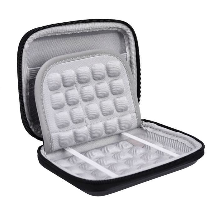 Disque Dur Sac-Pochette- Housse-Case- Coque pour Seagate Expansion et Backup, WD Elements et My Passport Ultra 2.5 Pouce Disque D