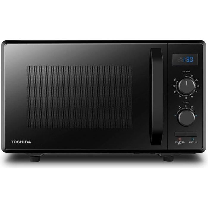 TOSHIBA Four à Micro-ondes 900 W 23 L, Grill 1050 W, Fonction d'Économie d'Énergie, 8 Menus Préprogrammés, 5 Niveaux de Puissance et