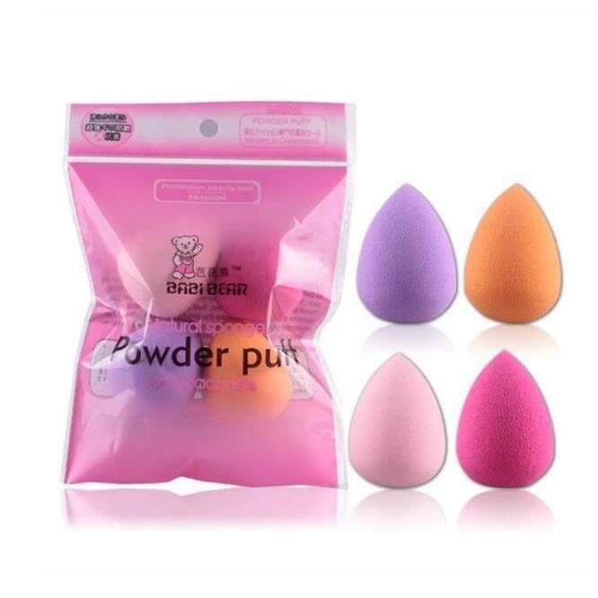 4pcs Pro Beauty Makeup Flawless Blender Foundation Puff multi Shape Éponges Nouveau