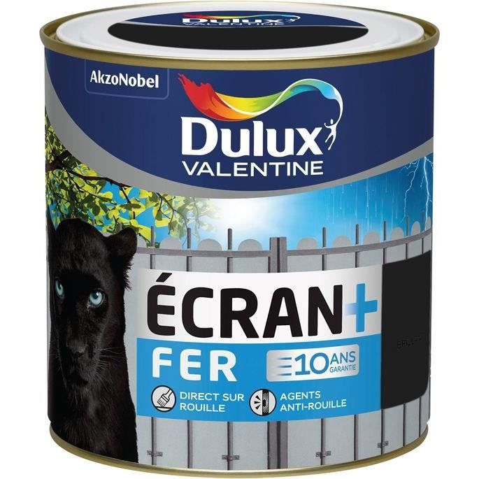 Peinture fer brillant écran+ 500 mL - noir