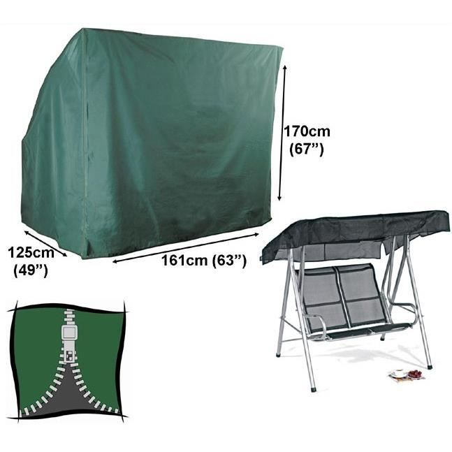 Housse pour balancelle de jardin 2 places gamme confort