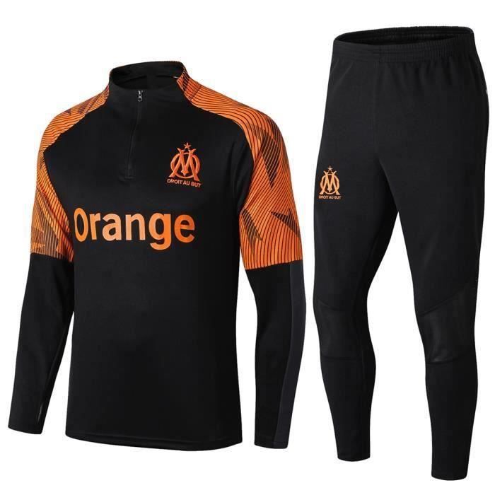 Survêtements Foot Homme OM Marseille - Maillot Foot Homme 20-21 Survêtements Foot Maillot de Foot - Haut et Pantalon
