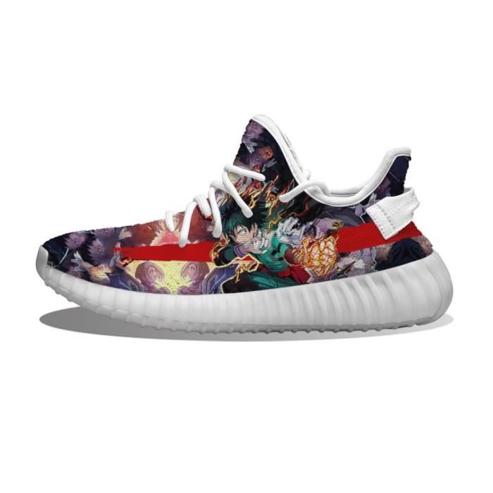 Baskets Anime-My Hero Academia-Midoriya Izuku Chaussures de course pour Homme Femme