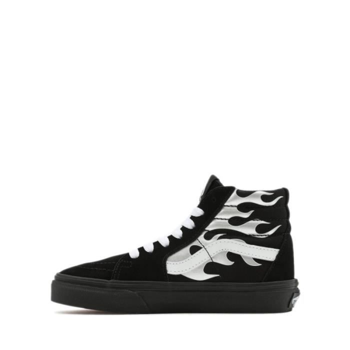 Basket Vans SK8-HI - Réf. VN000D5F7US1. Couleur : Noir, Blanc. Détails. - Tige en textile, suède. - Cols renforcés pour le soutien.