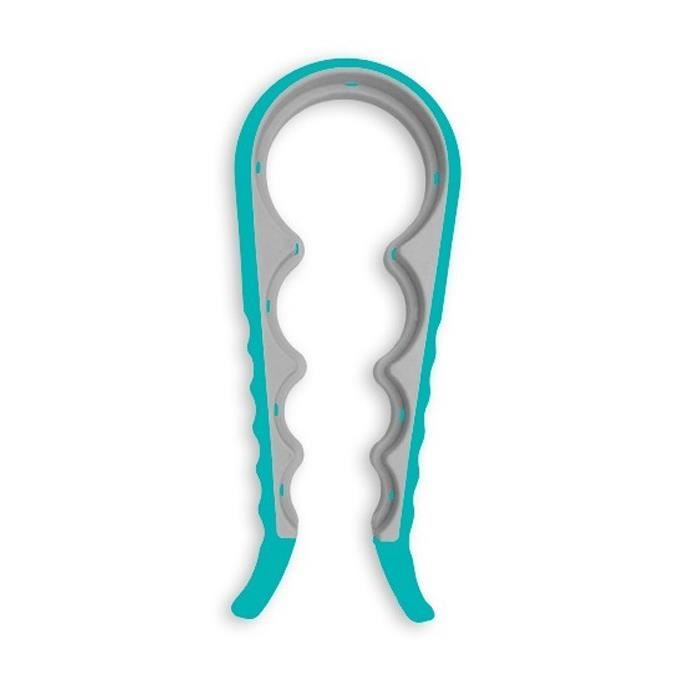 Ouvre bocaux et bouteilles NOVOLIFE NL-40103 - Ouvre les couvercles et bouchons de 2 à 8 cm de diamètre - Poignée ergonomique