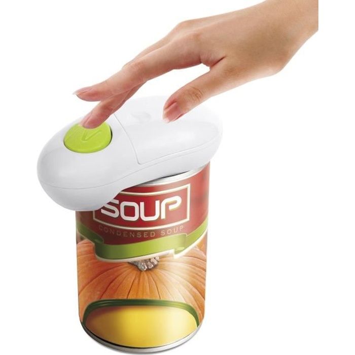 ONE TOUCH 25489 Ouvre Boîte électrique Compact - Aide à la préhension - 12.7cm